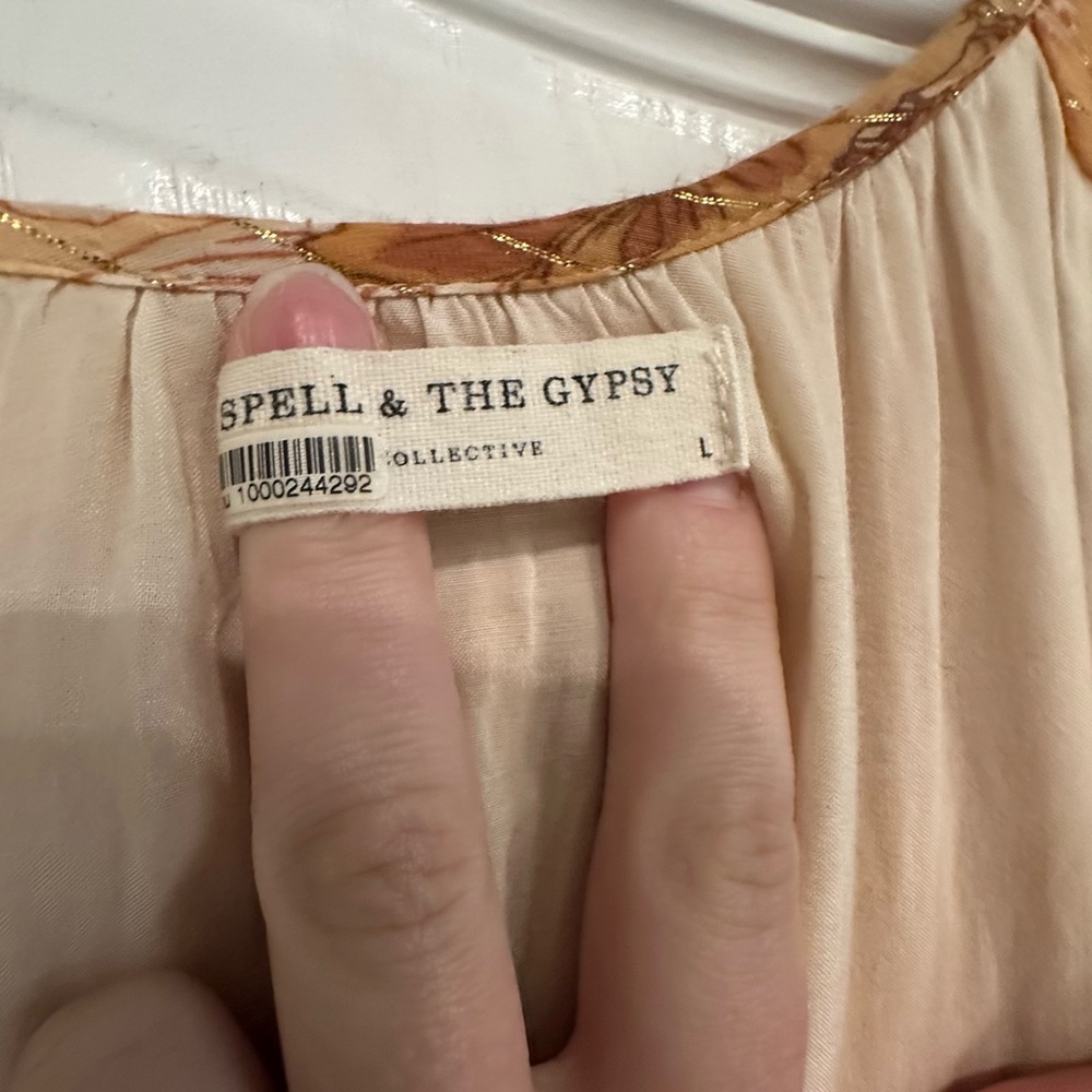 Spell And The Gypsy Coco Lei Flutter Sleeve Play … - image 8